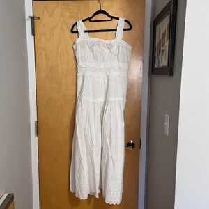 NWT GAP x DOEN eyelet maxi dress (size large)
